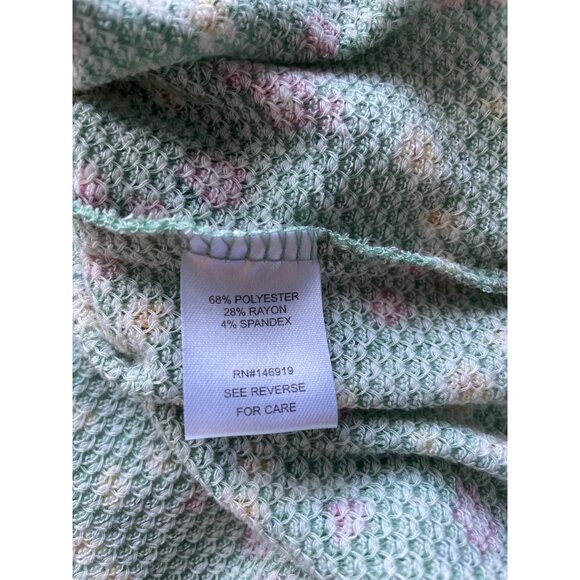 Cloud Chaser Girl's Waffle Smocked 3/4 Sleeve Off Shoulder Top XL/16 - Picture 7 of 7